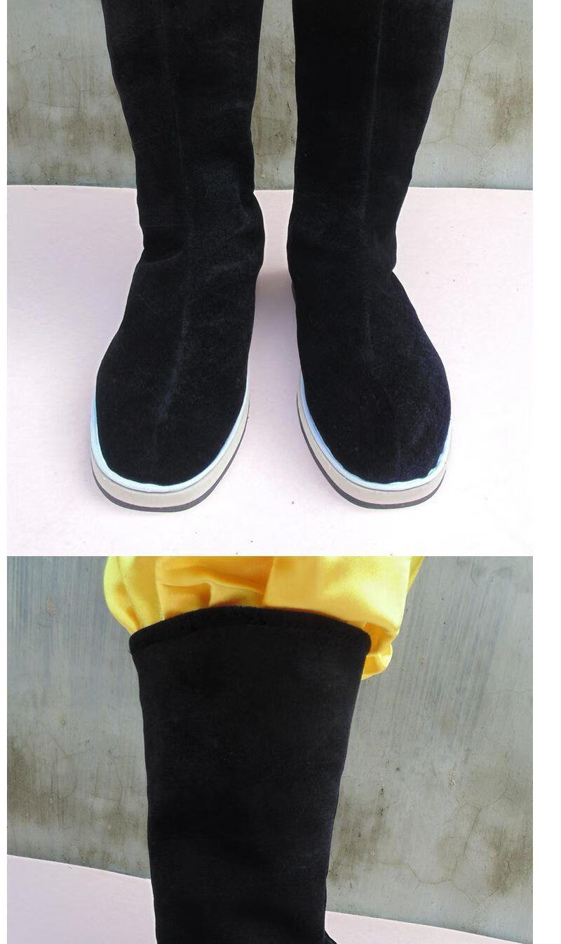 《新品》古装靴子表演出防滑底古风cos汉服戏曲男女中式婚鞋古代官兵