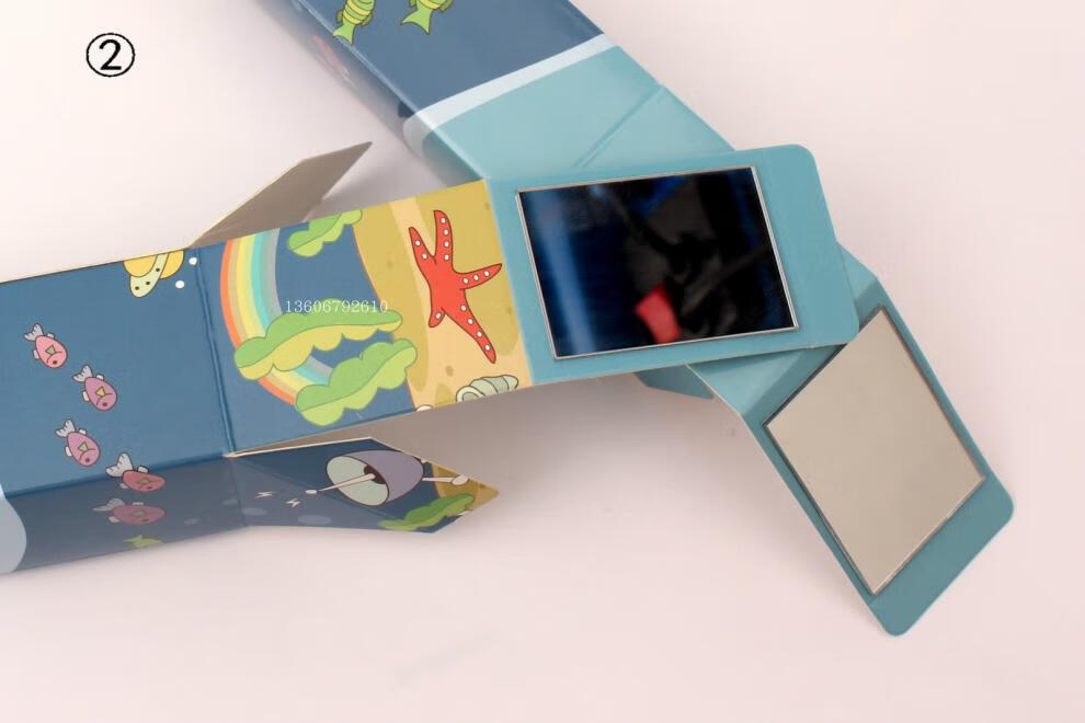 潜望镜材料包 小学生趣味diy科技小制作自制潜望镜儿童手工科学物理