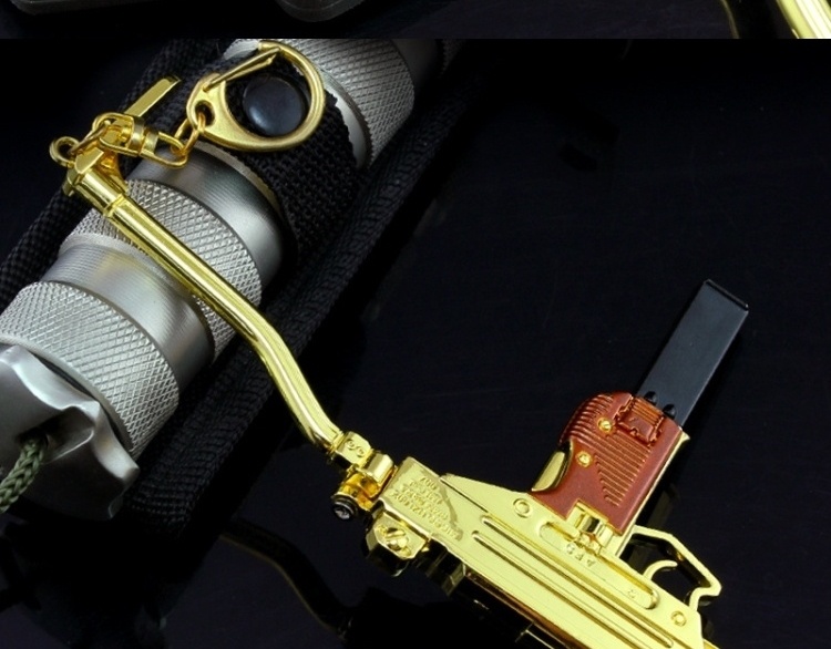 m4a1 突击步抢 合金和平冲锋枪uzi精英皮肤98k黄金摆件突击抢 98k黄金