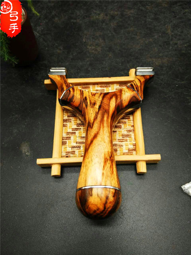 隔贴片短拉扁皮吉拉拉弹弓钛合金tc21手工更多木料弓形可联系定制刻字