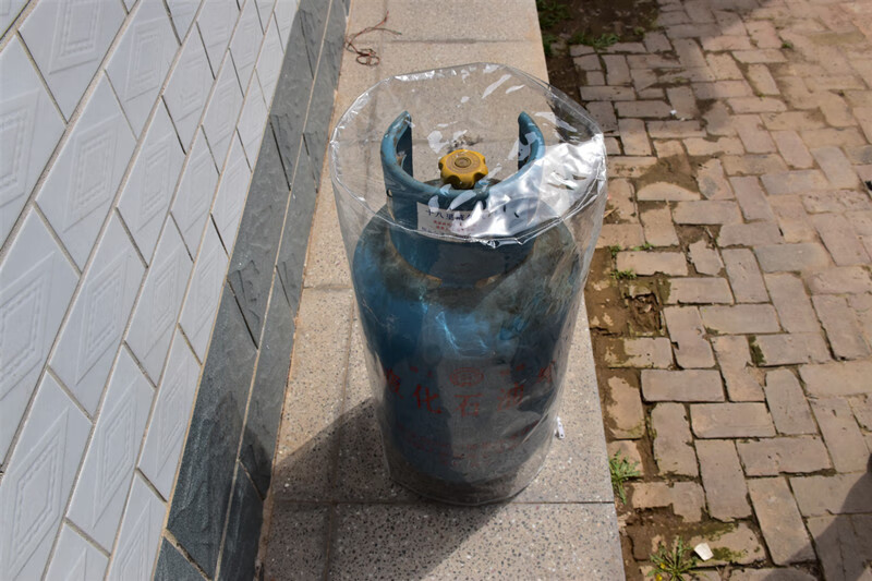 煤气罐保护罩 煤气罐罩子保护套防晒防护罩套罩装饰防水液化气钢瓶