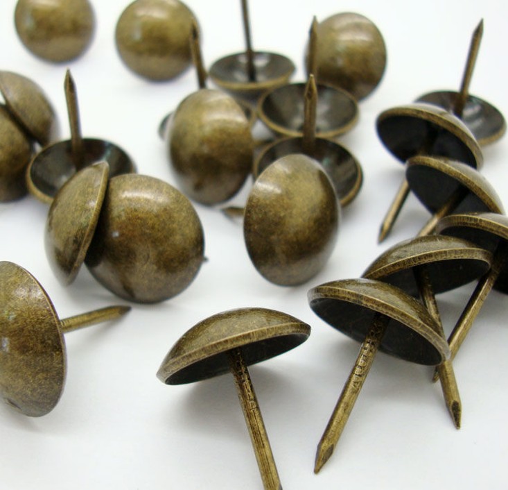 青铜钉床头软包硬包泡钉沙发箱柜仿古青铜铁钉菊花泡钉五金圆头软包钉