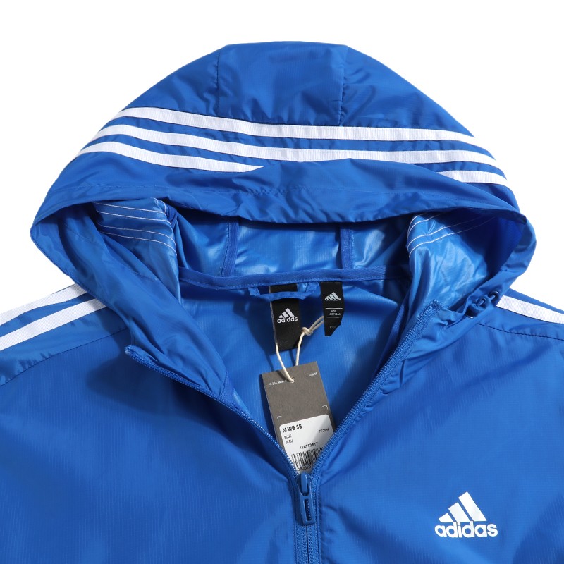 adidas阿迪达斯官方方旗店蓝色休闲外套女装22夏季跑步风衣运动服户外