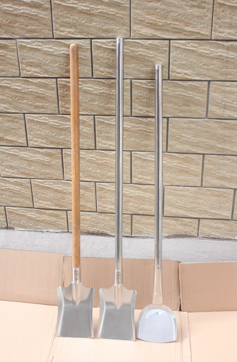 不锈钢铲子大锅铲铁铲子炒菜铲子厨具铲食堂学校大锅用 100柄 19cm大