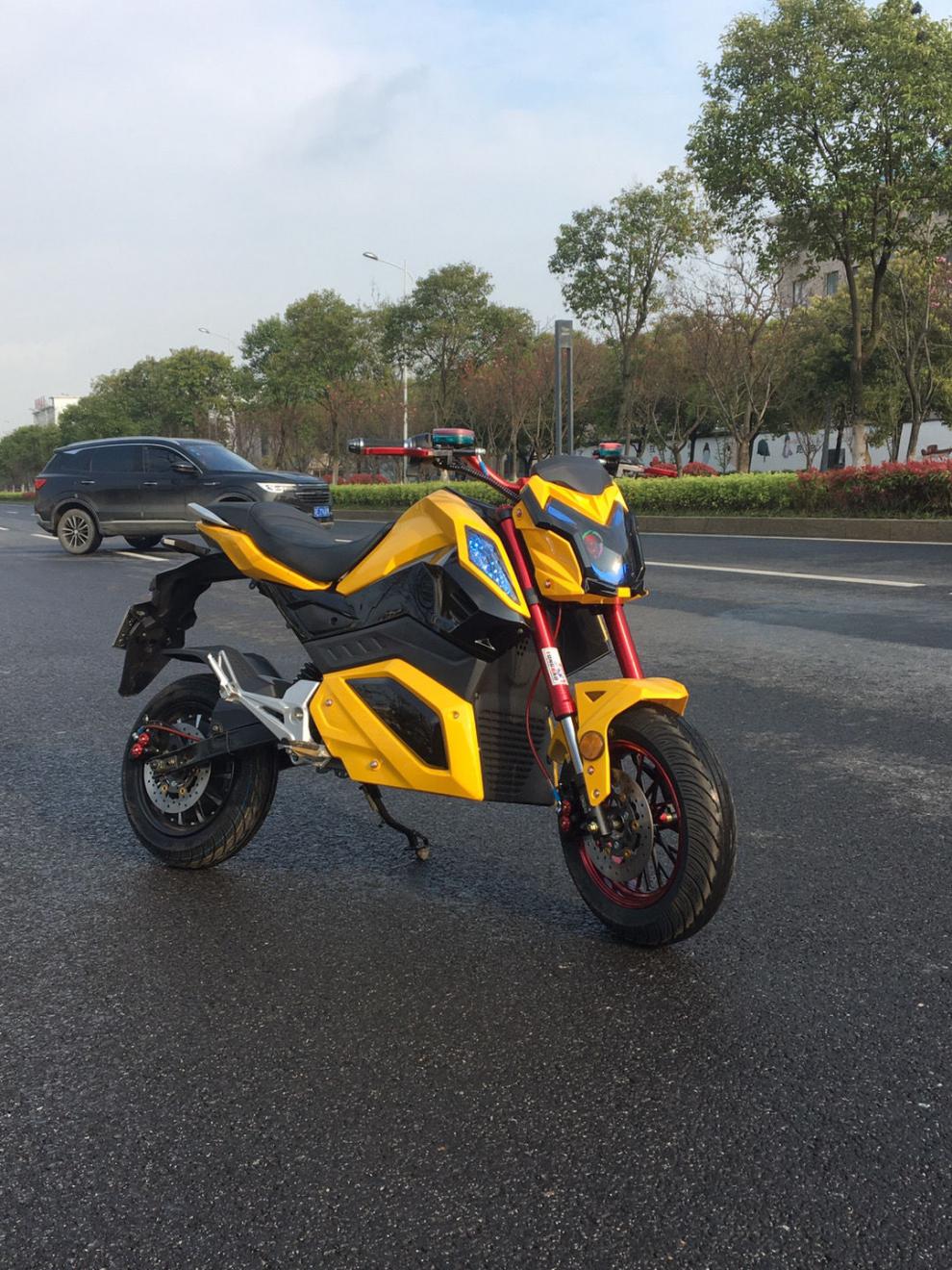 小猴子z6电摩电动车m5中置高速大功率改装酷车72v电动摩托车96v1200瓦