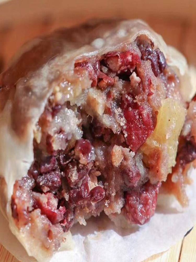 老北京馒头铺八宝粘豆包1盒4个粗粮面食主食即食闪顺丰【图片 价格