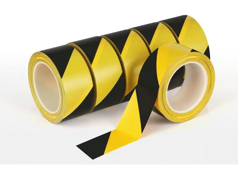 警示胶带pvc黑黄地板胶带斑马线警示贴警戒地标贴警戒线斑马胶带黑黄