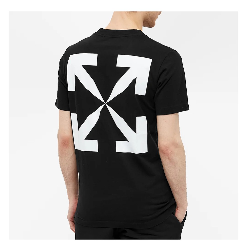 offwhite新款男女通用棉质徽标印花图案oversize宽松版短袖t恤衫奢侈