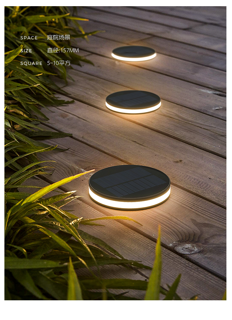 太阳能地埋灯户外防水景观灯别墅庭院园林灯草坪阶梯灯花园埋地灯 m