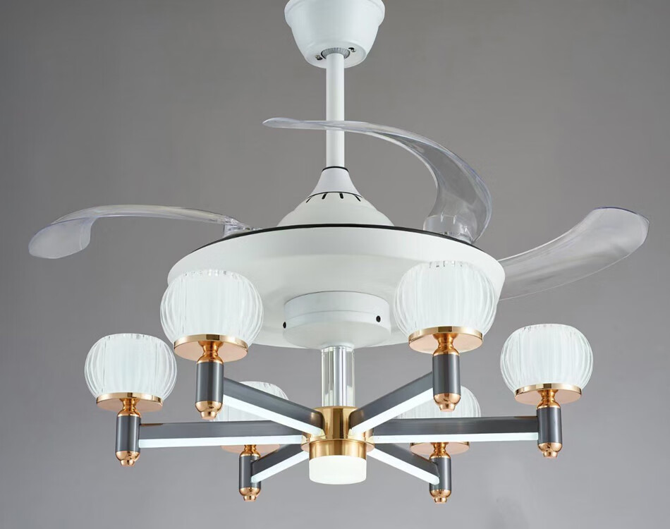 风扇灯后现代北欧家用风扇灯大风力的吊扇灯客厅餐厅