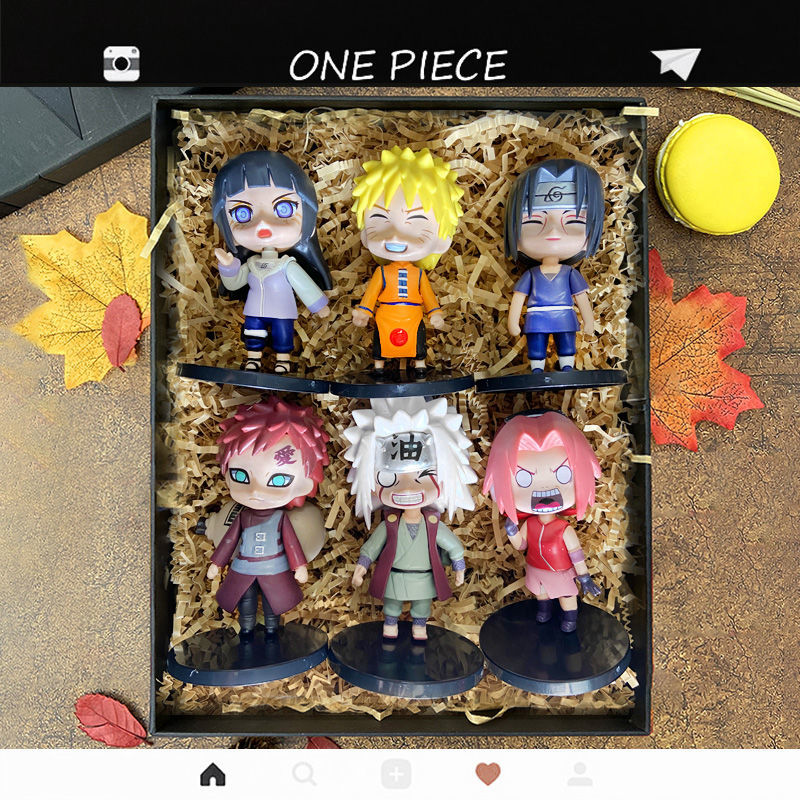 火影忍者q版模型公仔鸣人九尾雏田摆件佐助卡卡西我爱罗盲盒 四代目