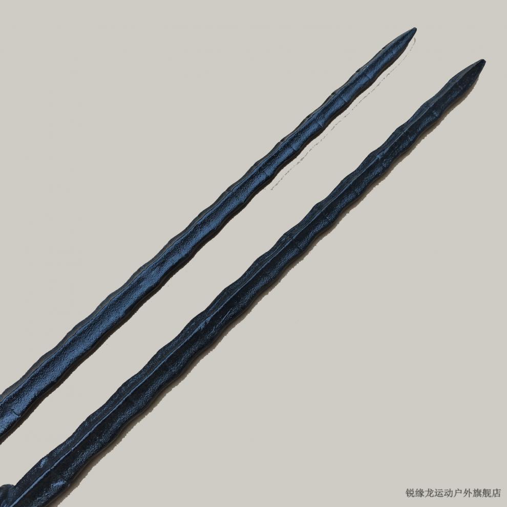 仿古双鞭双锏碳钢双锏秦琼兵武术表演雌雄双锏秦叔宝龙头竹节鞭 电镀