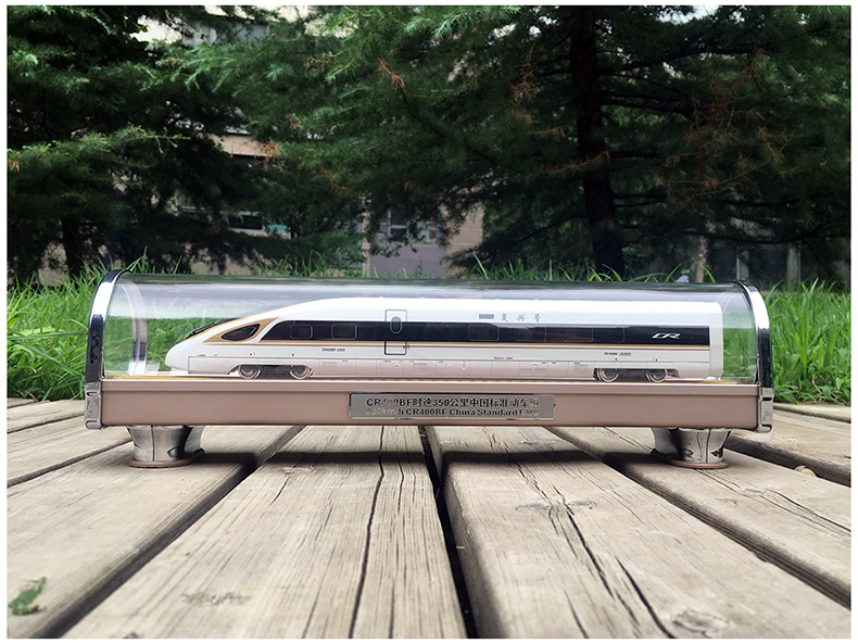 复兴号高铁动车组模型cr400af bf 火车模型仿真合金 1:87单节精装版金