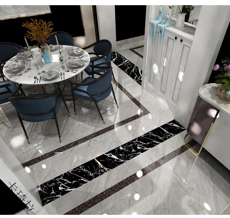 贴纸入户过门石地贴客厅卧室自粘防水耐磨仿大理石地砖贴纸门槛石地贴