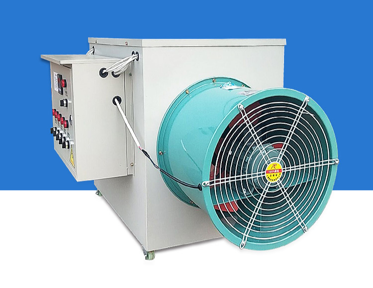 养殖场暖风机大面积工业取暖器大棚育雏加温烘干车间功率电热风炉定制