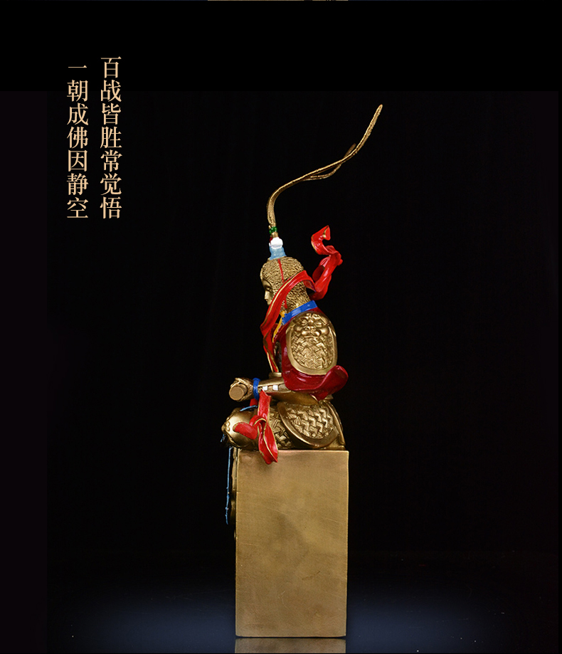vakada轻奢品牌斗战胜佛静思纯铜孙悟空齐天大圣摆件家居酒柜装饰工艺