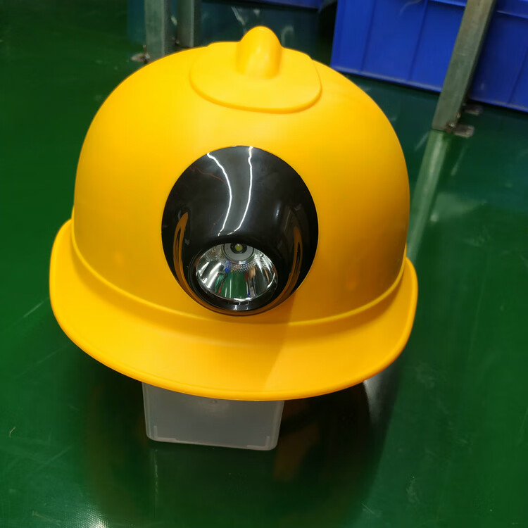 安全帽头灯安全帽上的头灯带灯安全帽狼杰头盔煤矿矿井矿灯可印字工程