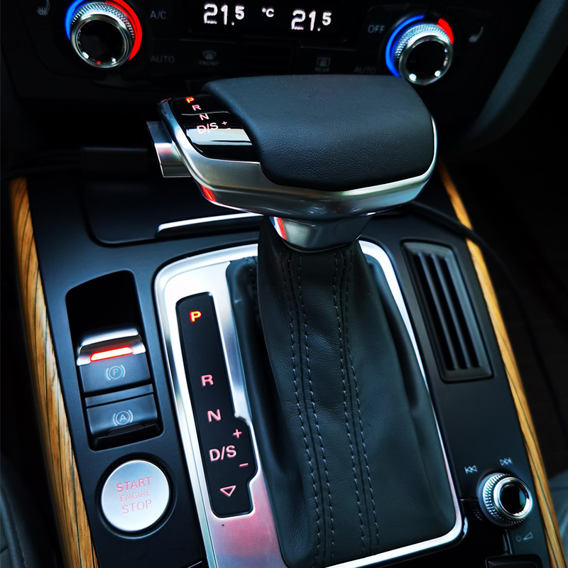 奥迪a6档把改装排挡头q55挡杆飞机电子档把10款奥迪a4l档把改装 单独