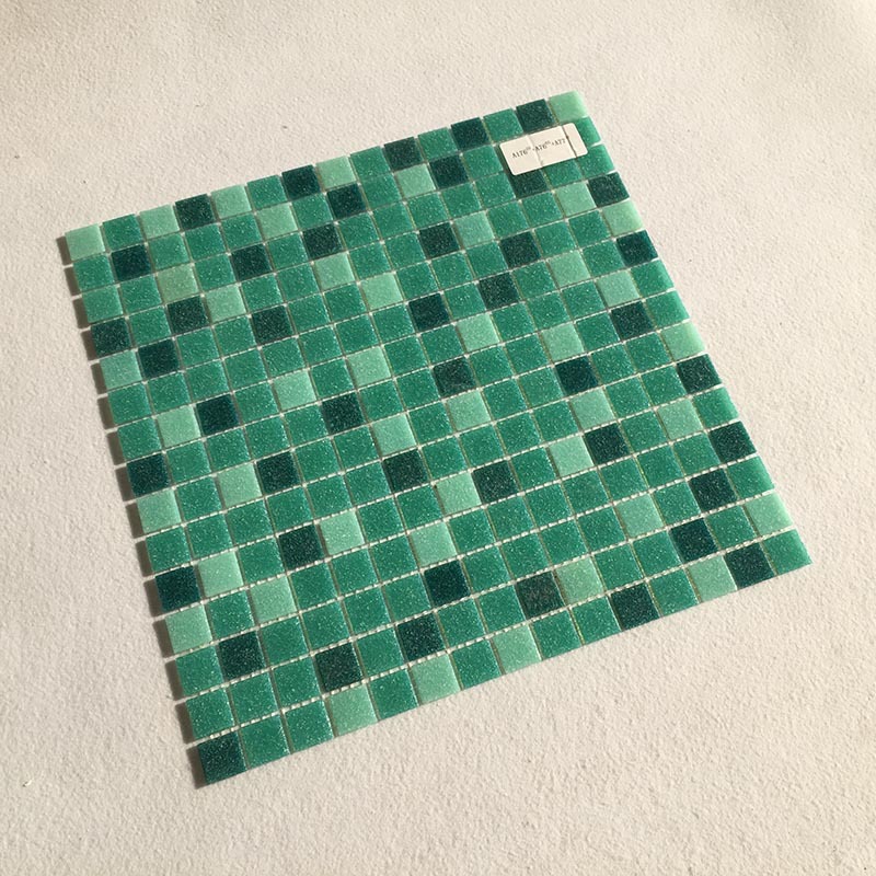 玻璃石英马赛克 瓷砖水池鱼池彩色云母片无沙纸贴 外墙马赛克 款式 10