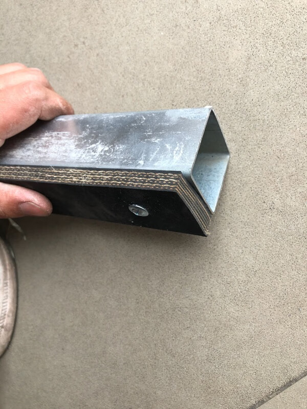 钢化玻璃架子垫子垫皮胶条带线胶皮运输架管垫无孔定制5厘米宽8毫米1