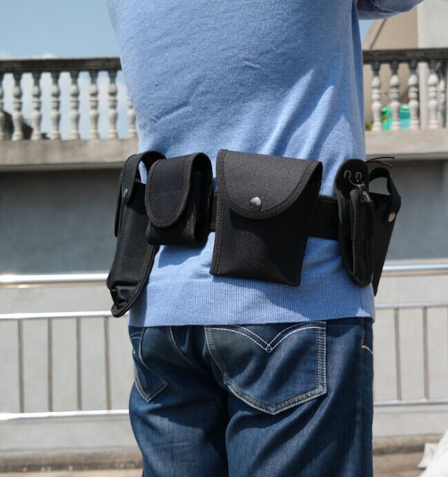 多功能安保执勤腰带保安武1装带巡逻腰包绳索包对讲机包八件套单独主