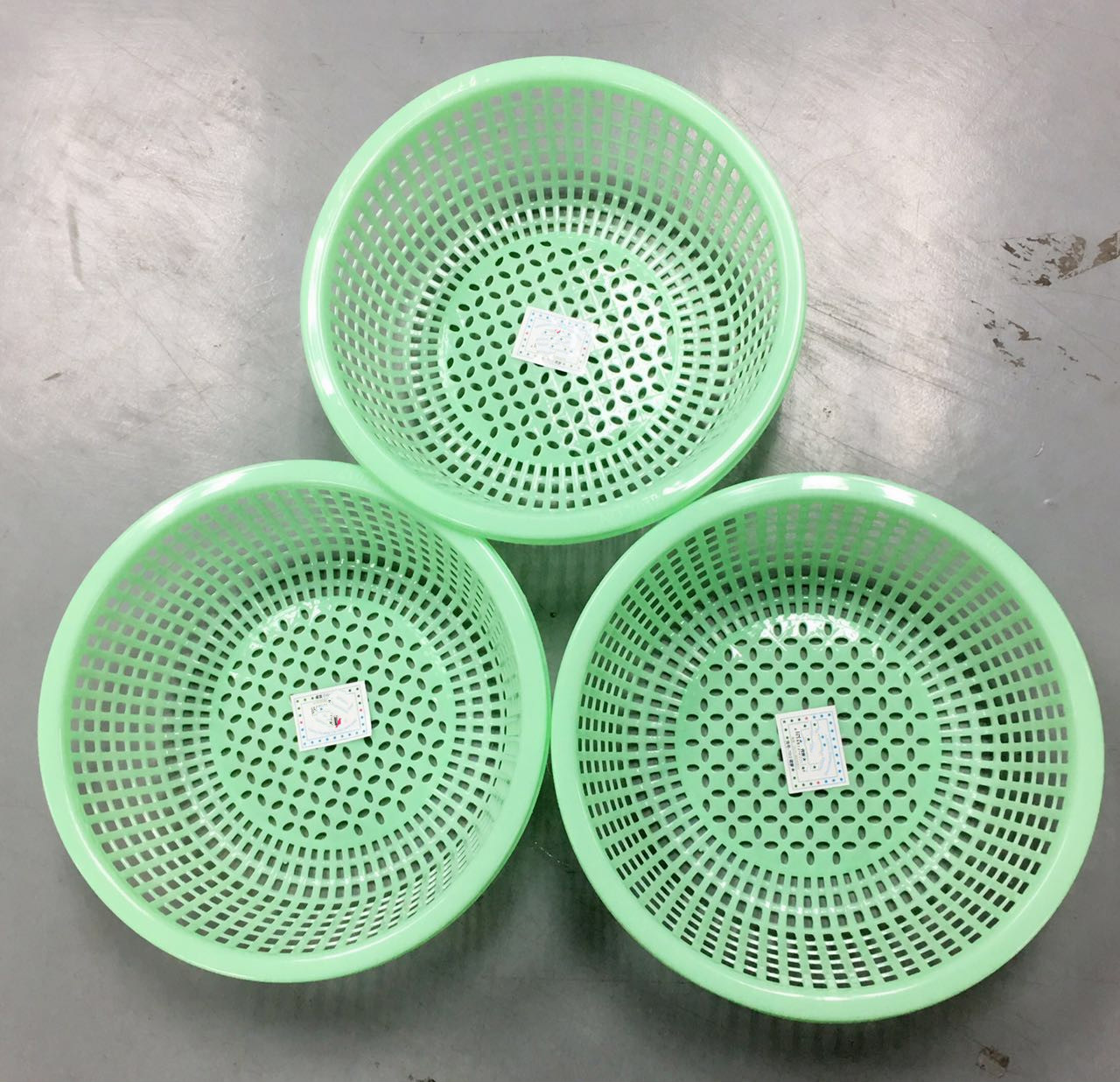 加厚大小号圆形塑料篮子塑料筐沥水篮筛洗菜篮水果篮收纳筐储物筐圆形