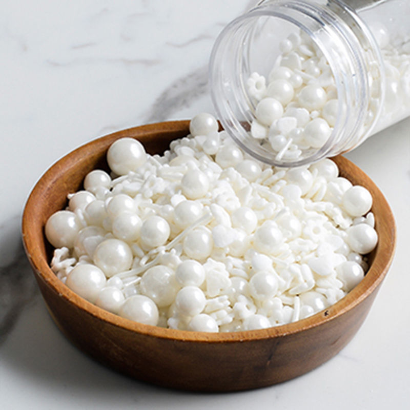 京喜好物推荐烘焙装饰新年糖珠网红生日蛋糕装扮金色