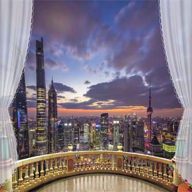 直播背景布3d立体高清新款直播间窗帘城市夜景背景布3d立体高清背景布