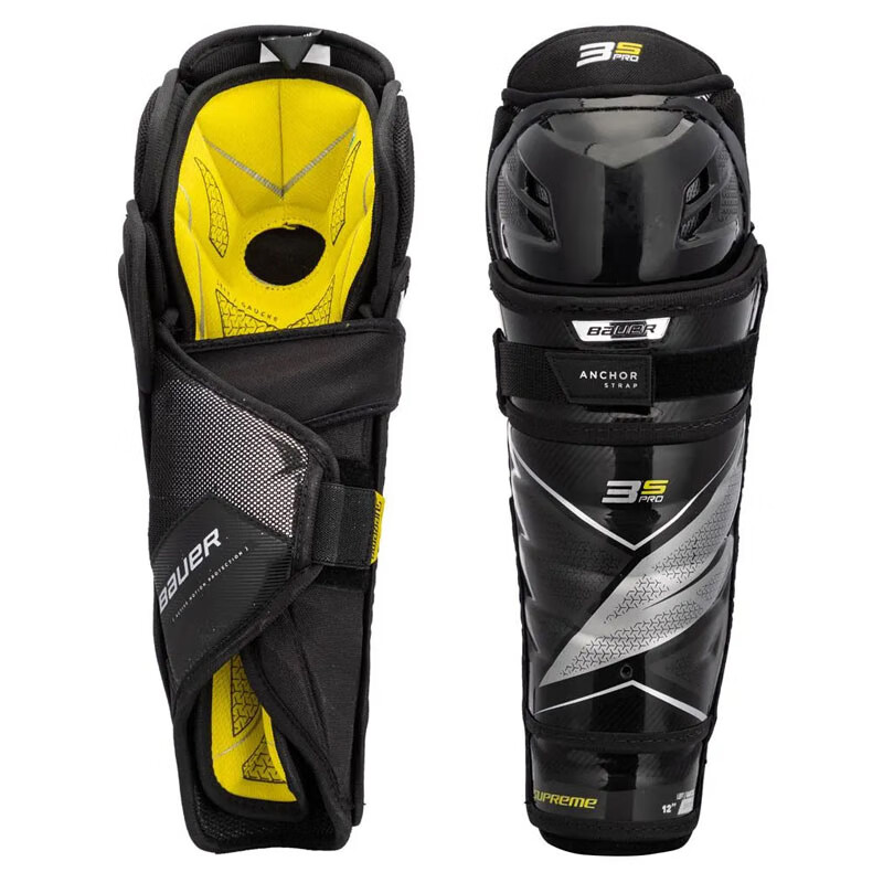 bauer 3s pro冰球护具套装鲍尔高款比赛护胸护腿护肘三件套 青年l码