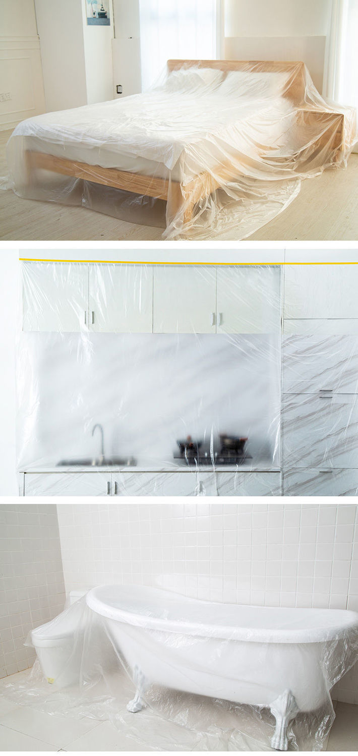 家具防尘膜塑料防尘布装修衣柜保护膜家具遮盖床罩家用沙发防灰尘加厚