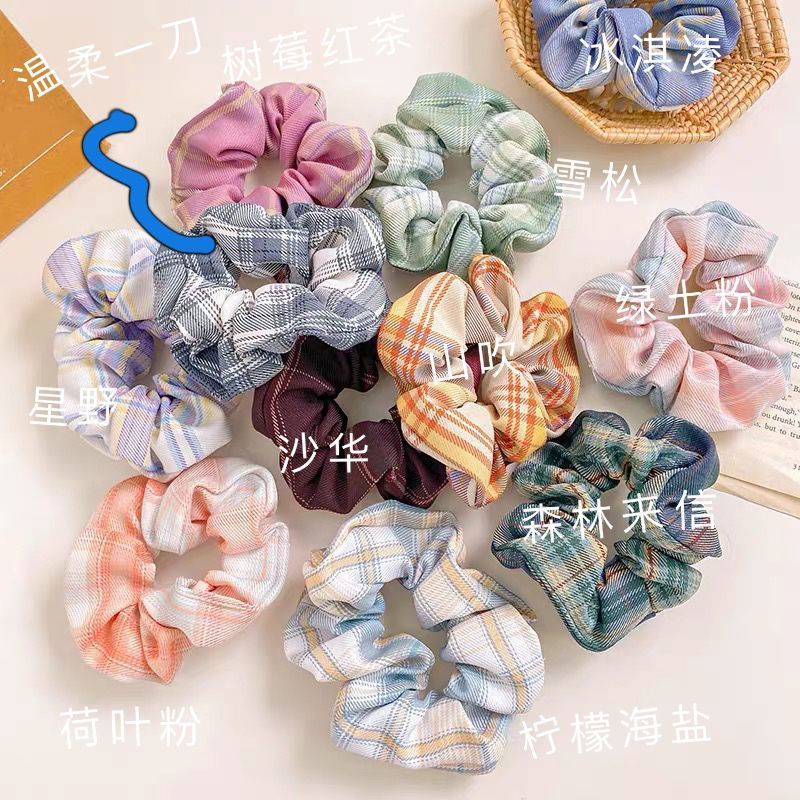 bm女孩 大肠发圈韩国网红ins森系扎头发绳jk同款melville少女发饰七夕