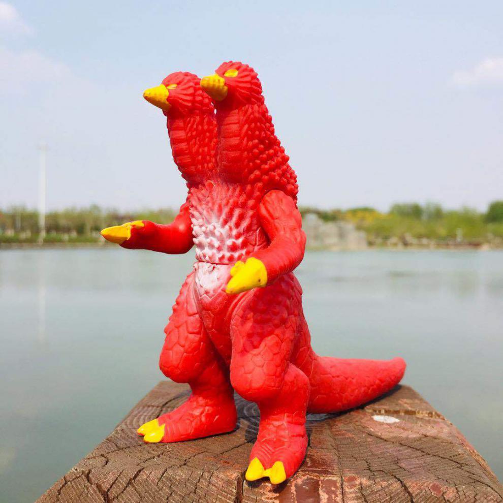 奥特曼软胶怪兽双头怪兽庞敦兽新庞敦火之魔王兽魔格庞敦玩具