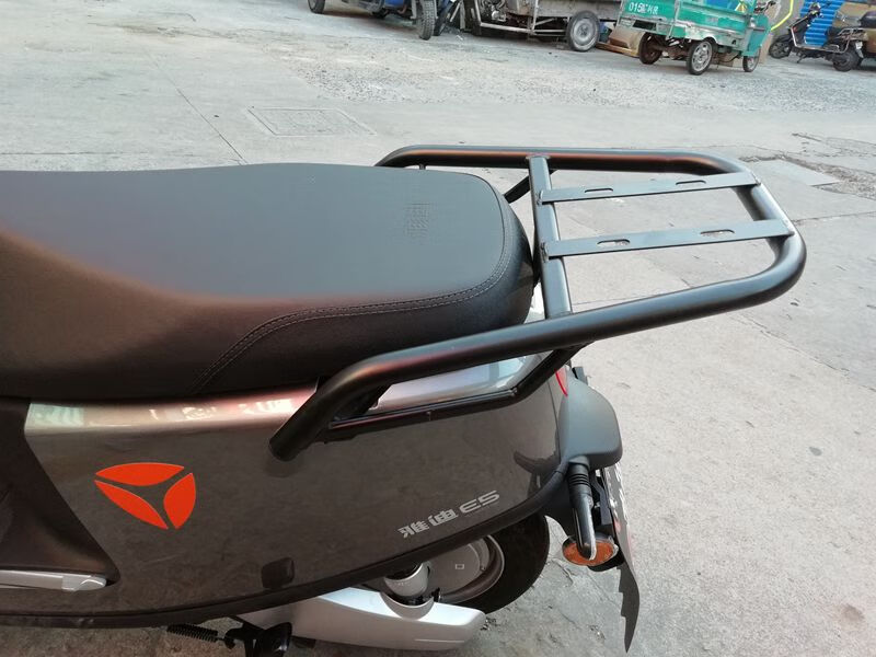 雅迪冠能e5电动车尾架电瓶车e5货架尾箱后备箱外卖支架电摩后衣架