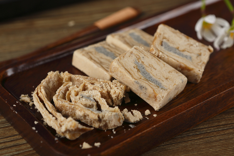 浙江乌镇特产传统手工黑芝麻酥糖麦芽糖夹层酥糖糕点办公室茶点心480