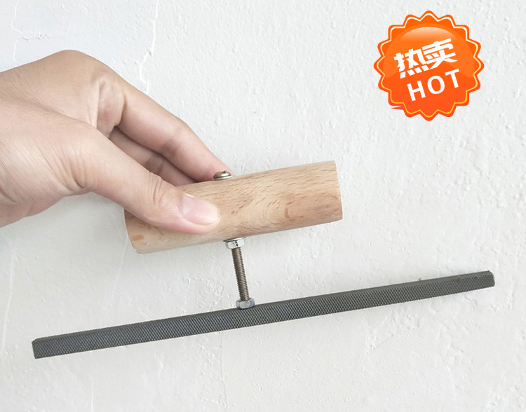 外墙仿石漆水包砂磨边工具深槽凹槽磨槽工具真石漆锉刀高脚锉 定制 水