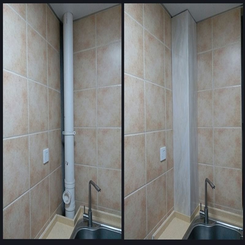 包下水管道护角装饰遮挡材料卫生间阳台厨房加厚pvc包装护板神器l型