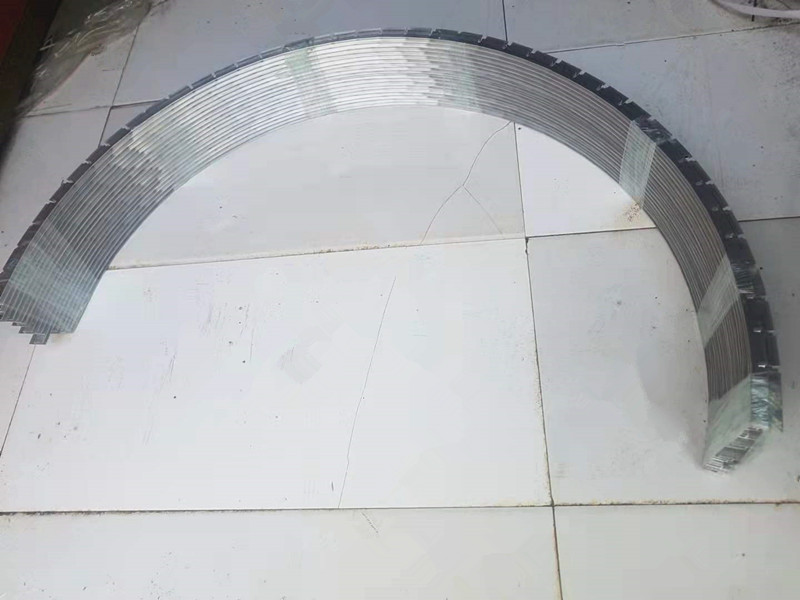 弧形软膜灯箱边框圆形异形内弧外弧软膜天花龙骨卡槽卡布型材弯头