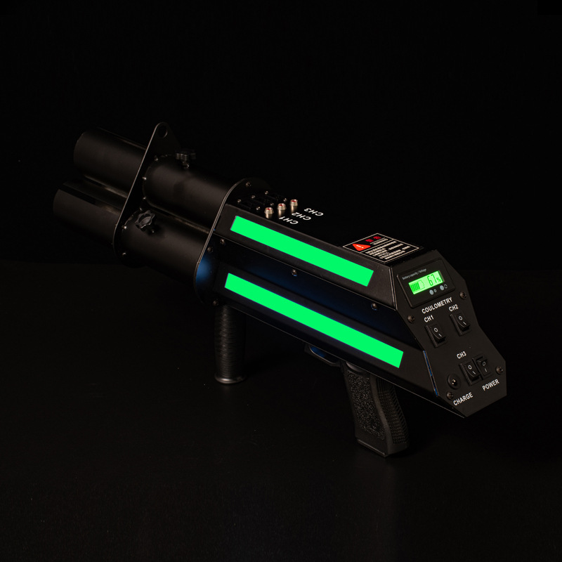 z电子鞭炮加特林电子礼炮枪三头电子礼花枪手持酒吧kt发气氛婚庆夜场