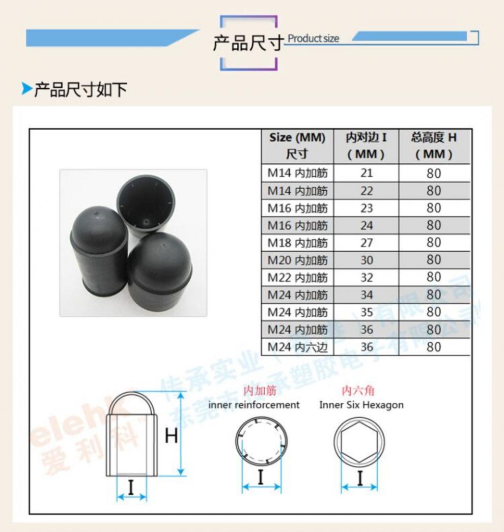 地脚螺栓防护套 m14品牌:敬哲本店好评商品商品评价(8)售后保障规格与