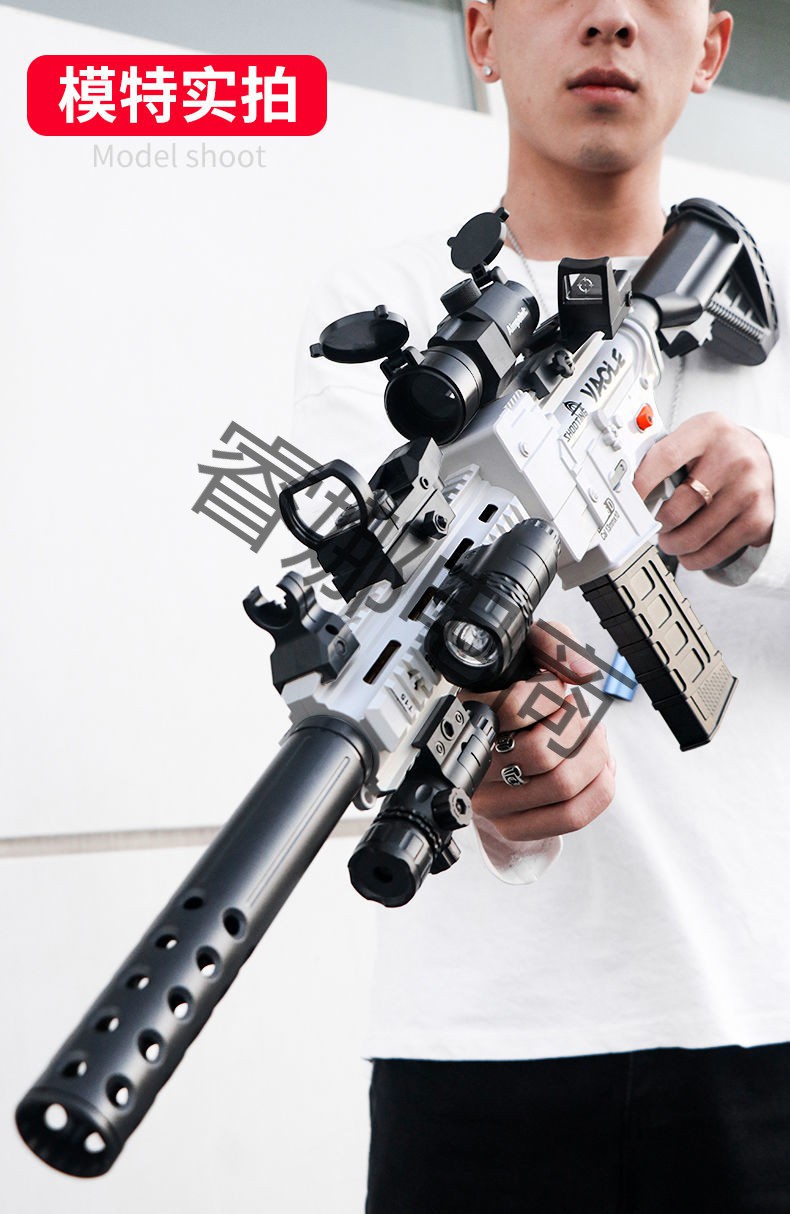 m416突击步抢儿童玩具软弹枪电动连10岁以上男孩玩具抢3礼物6ql连发