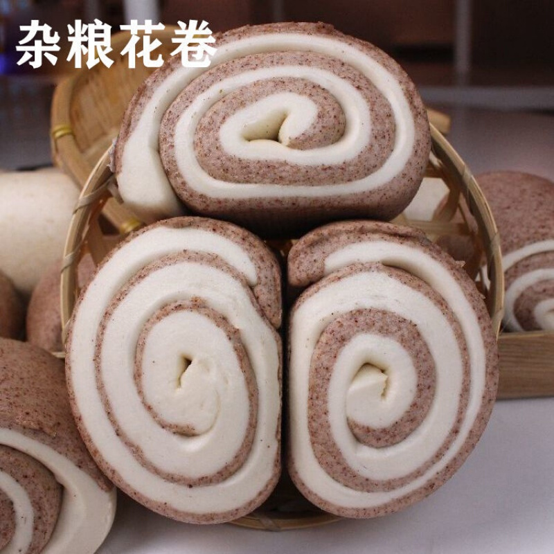 手工馒头花卷杂粮面食戗面馒头老面馒头发面花卷批发包子大馍饽饽杂粮