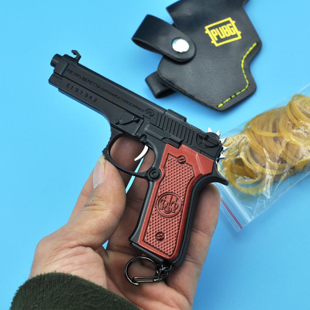 枪玩具游戏金龙30厘米弩金属连发打皮筋儿童玩具珍藏金龙皮筋弩蓝金色