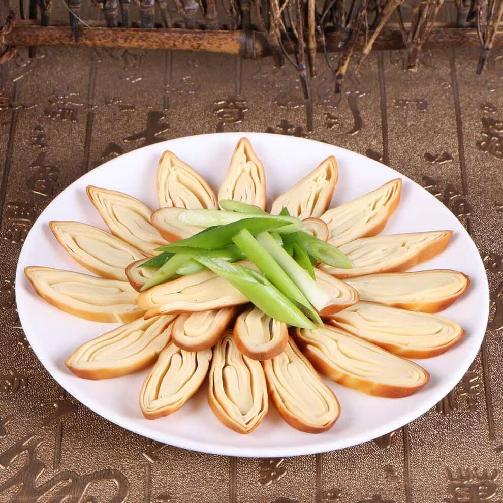 东北熏干豆腐卷哈尔滨裕昌鸡汁熏千张豆腐皮素食五香熏豆干即食 原味