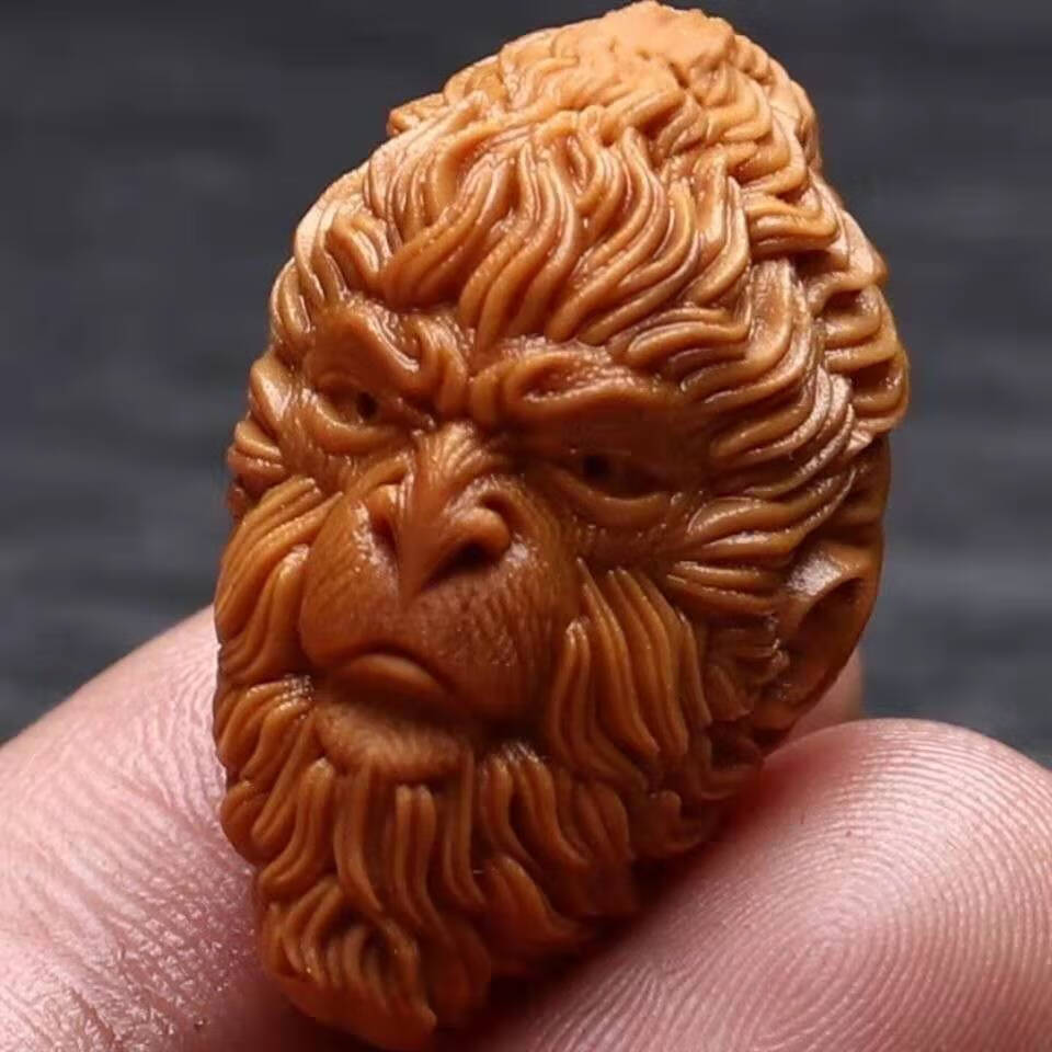 橄榄核手串文玩橄榄核手串男士齐天大圣橄榄胡手串大圣归来大籽核雕斗