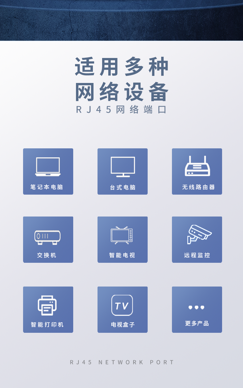 网线家用超六类五6类室内外电脑千兆高速宽带网络线对接头5米 灰色六