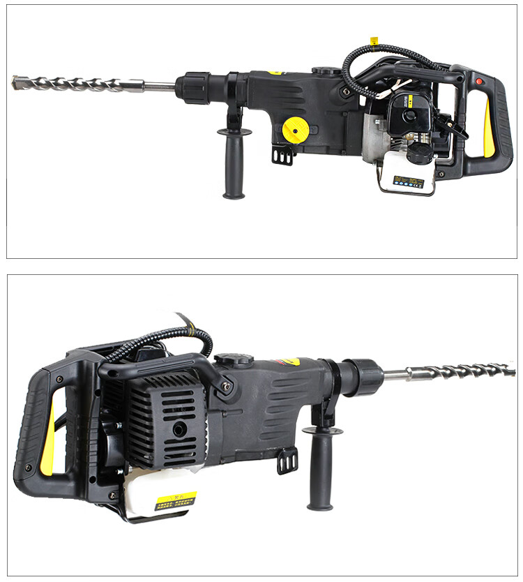 气动锤破碎镐钻孔机58多功能汽油动力冲击锤气动锤破碎镐钻孔机冲击钻