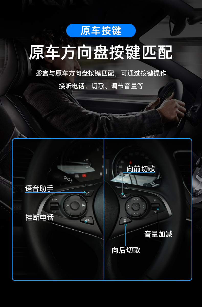 忠诚卫士 适用于别克昂科威gl8君越君威英朗有线carplay转无线盒子