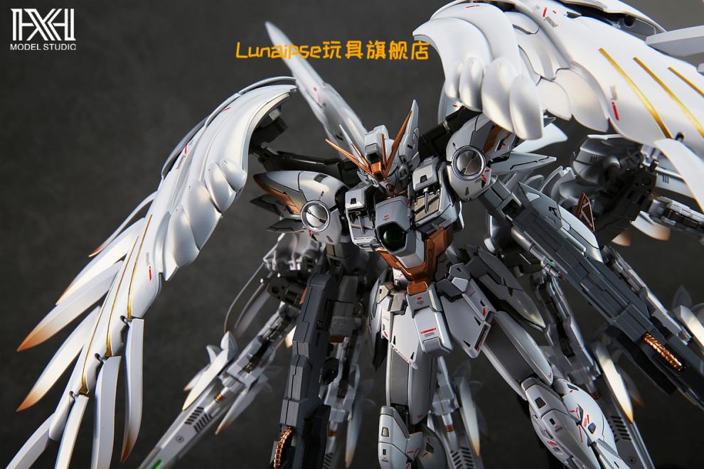 万代mg飞翼零式掉毛ewverka卡版高达拼装模型白雪姬补色笔套装3只