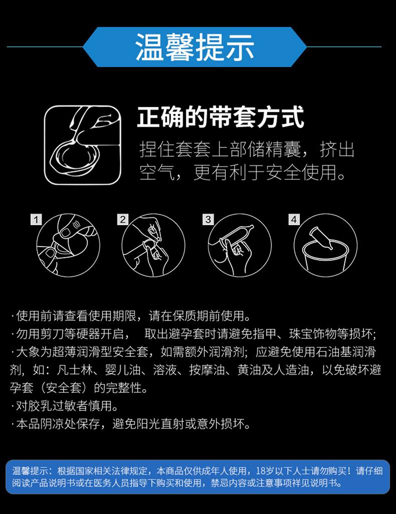 大象避孕套玻尿酸水溶性女生快感因子热感安全套螺纹超薄小颗粒型系列