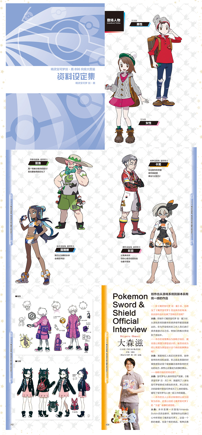 精灵宝可梦大图鉴神奇剑盾口袋妖怪宠物小精灵海报明信片 896大图鉴